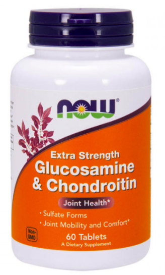 Now Glucosamine & Chondroitin 2X 750/600 мг (60 табл)