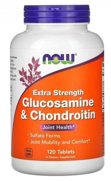 Now Glucosamine & Chondroitin 2X 750/600 мг (60 табл)