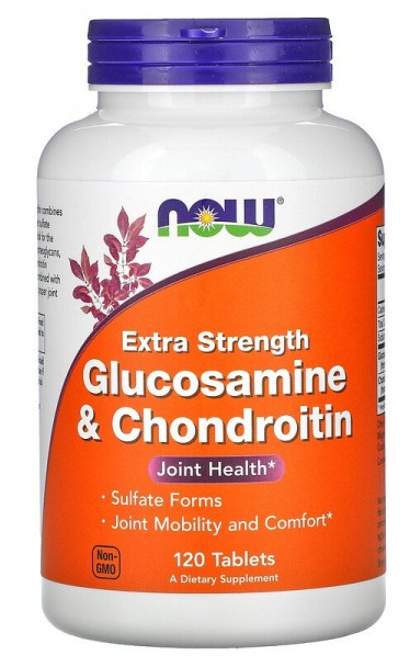 NOW Glucosamine & Chondroitin 2X 750/600 mg