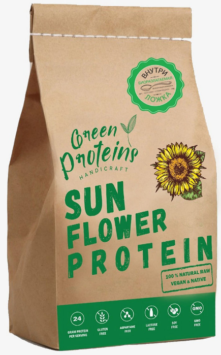 Подсолнечный протеин Green Proteins (300 г)