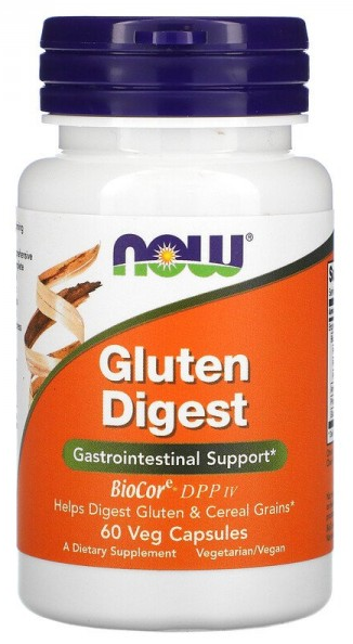 Gluten Digest NOW Foods (60 вег капс)