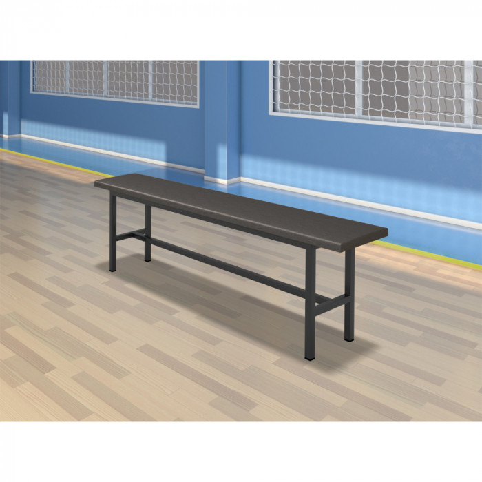 Скамейка для раздевалки полумягкая (L=1500мм)