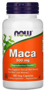NOW MACA 500 мг VEG