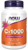 C-1000 (витамин С) 100 растительных капсул NOW Foods