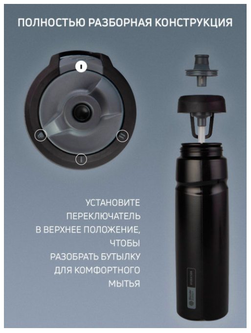 Blender Bottle Бутылка для воды Halex Sport (946 мл)