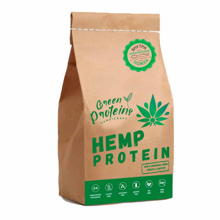 Конопляный протеин HEMP Green Proteins (900 г)