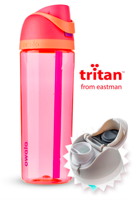 OWALA Бутылка для воды c закрытым горлышком FreeSip TRITAN (739 мл)