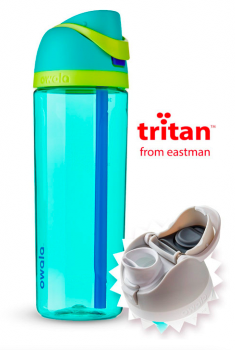 OWALA Бутылка для воды c закрытым горлышком FreeSip TRITAN (739 мл)