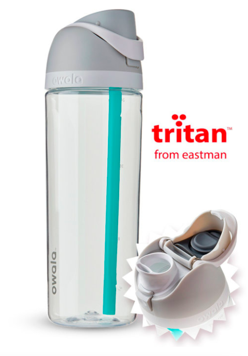 OWALA Бутылка для воды c закрытым горлышком FreeSip TRITAN (739 мл)