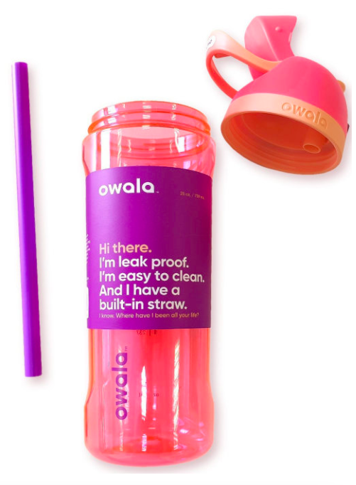 OWALA Бутылка для воды c закрытым горлышком FreeSip TRITAN (739 мл)