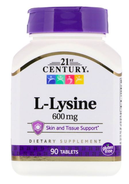 21st Century L-Lysine 600 mg (90 таб)