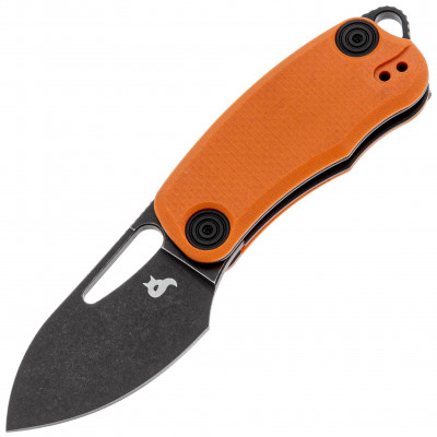 Складной нож Black Fox NIX blackwash сталь D2, рукоять Orange G10