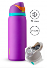 Owala  Спортивная бутылка для воды металлическая с трубочкой FreeSip Stainless из нержавеющей стали (946 мл)