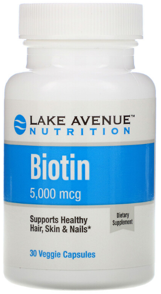 BIOTIN 5000 mcg Lake Avenue Nutrition (30 кап)