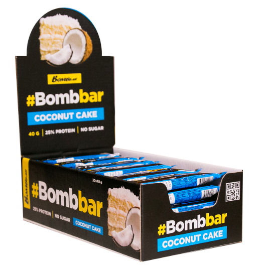 Протеиновый батончик Bombbar в шоколаде (40 г)
