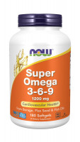NOW Super Omega 3-6-9 1200 mg (180 кап)
