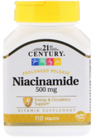 21st Century Niacinamide 500 mcg (110 таб)