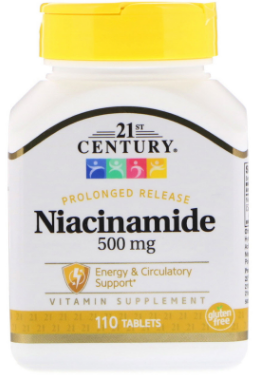 21st Century Niacinamide 500 mcg