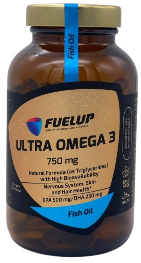Ultra Omega 3 Fuel-Up (TG 500/250) 1000 mg (90 софгель)
