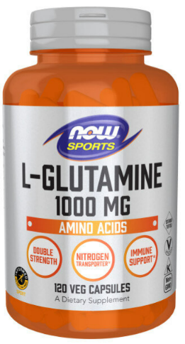 Л-Глютамин NOW L-Glutamine 1000 мг 120 вег капс