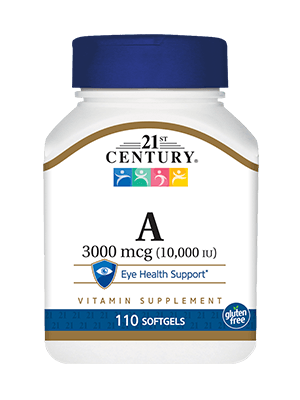 21st Century Vitamin A 10 000 ME Softgels (Cрок до 03.23)