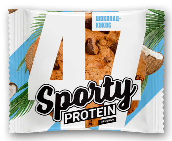 Протеиновое печенье Sporty Protein с коллагеном (60 г)