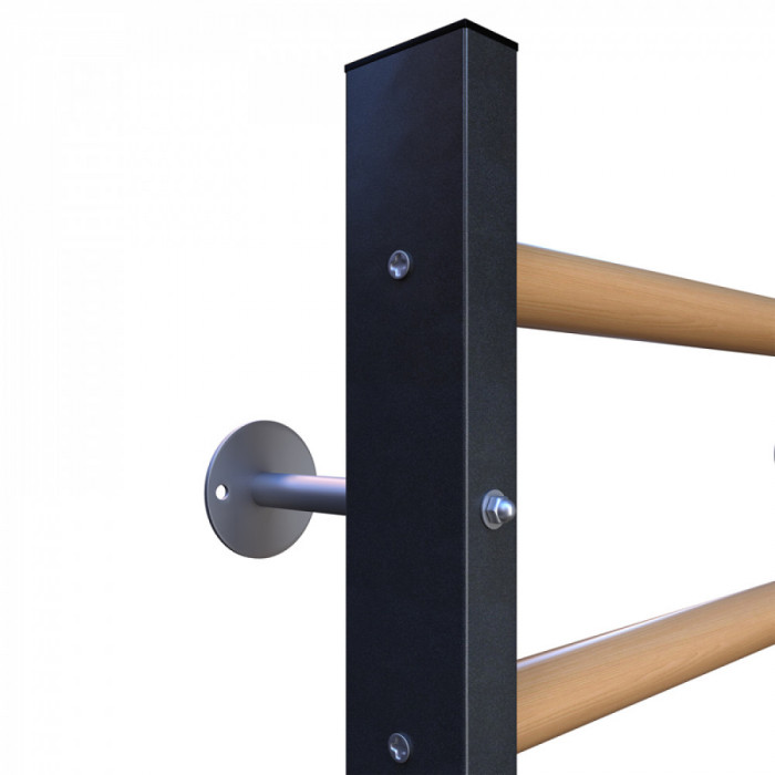 Стенка гимнастическая с металлическими боковинами 2400