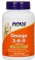 NOW Omega 3-6-9 1000 mg (100 кап)