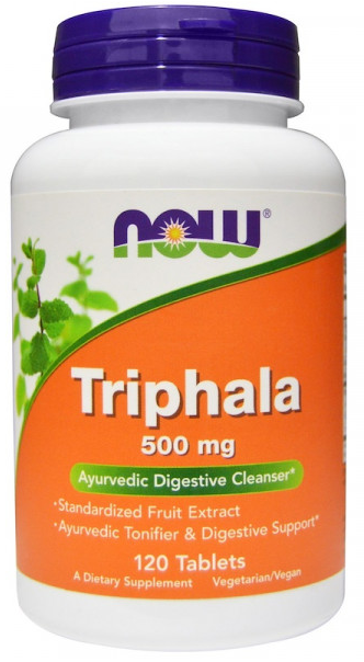 TRIPHALA 500 мг NOW Foods (120 таб)