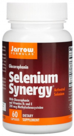 Selenium Synergy (селен, витамин Е, витамин B2, глюкорафанин) Jarrow Formulas (60 капс)
