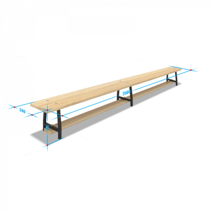 Скамейка гимнастическая Euro-2500