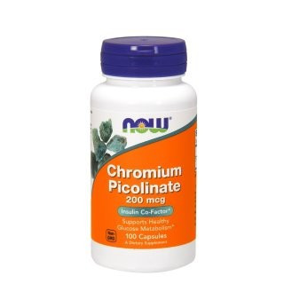 NOW Chromium Picolinate (Пиколинат хрома) Caps 200 mcg