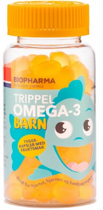 Biopharma Trippel Omega-3 Barn для детей (120 капс)