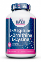L-Arginine L-Ornithine L-Lysine HAYA LABS (100 капс)