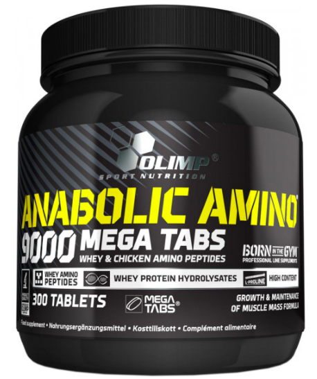 Аминокислотный комплекс Olimp Anabolic Amino 9000 (аминокислоты) 300 таблеток
