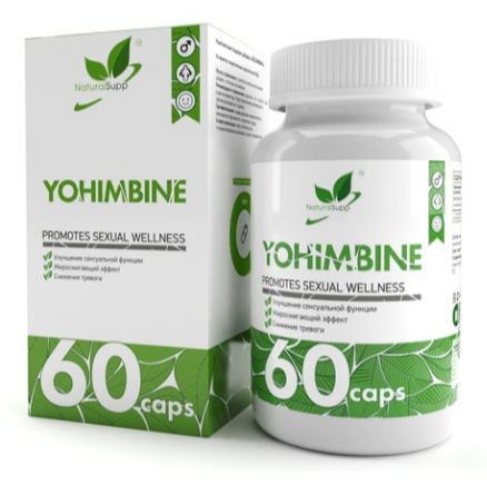 NaturalSupp Yohimbine (Йохимбин) Caps 50 mg