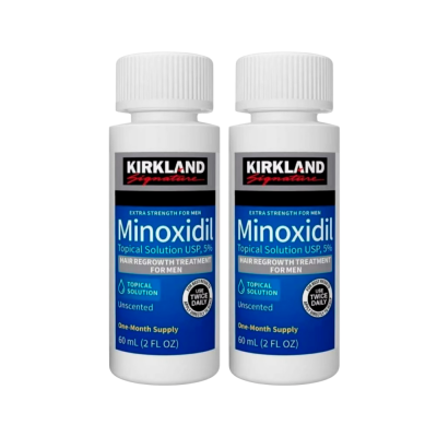 Kirkland Minoxidil Signature Сыворотка для роста волос Миноксидил 2 флакона 5%, средство от выпадения волос