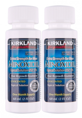 Kirkland Minoxidil Signature Сыворотка для роста волос Миноксидил 2 флакона 5%, средство от выпадения волос