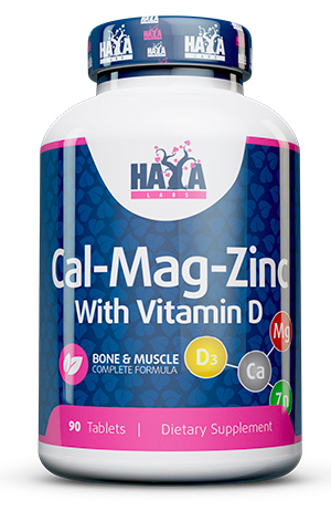 Calcium Magnesium & Zinc with Vitamin D HAYA LABS (90 табл)
