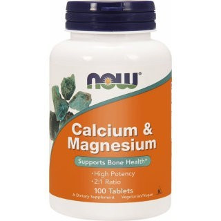 Now Calcium-Magnesium 500/250 мг (100 таб)