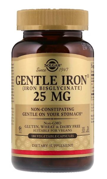 Solgar Мягкое Железо 25 мг (90 капс)