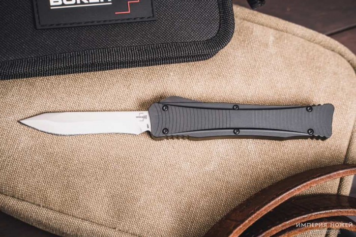 Автоматический фронтальный выкидной нож Lhotak Falcon – Boker