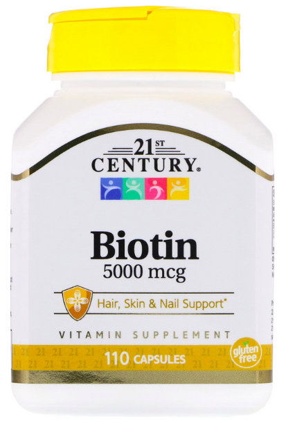 21st Century Biotin 5000 mcg (110 кап)