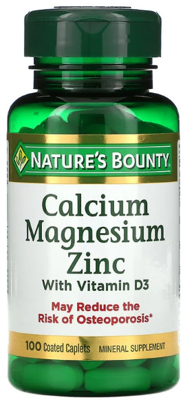 Nature's Bounty Calcium Magnesium Zinc with Vitamin D (Кальций Магний Цинк с Витамином Д)