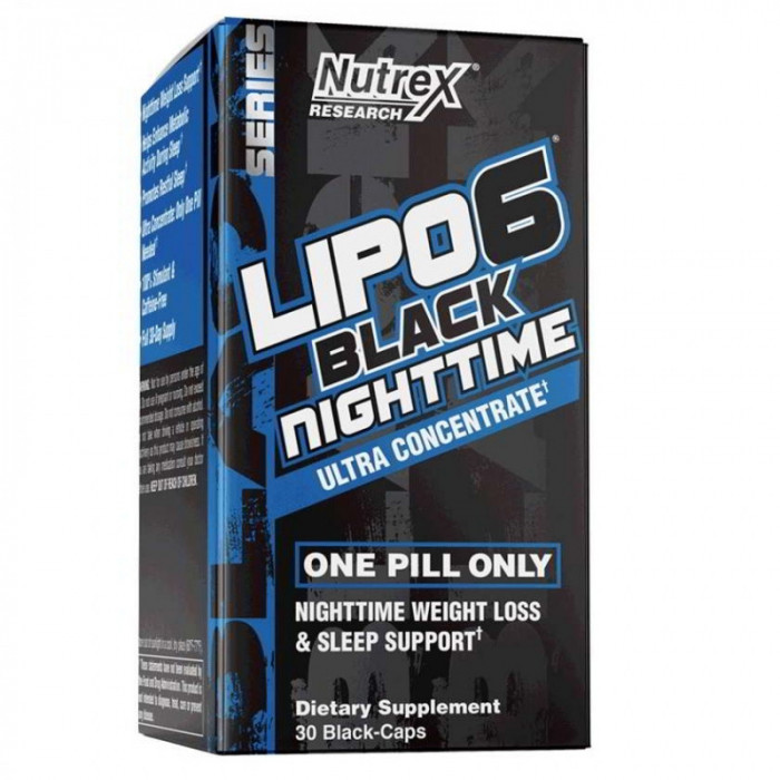Nutrex Lipo-6 Black Ultra Concentrate Nighttime (30 капс)
