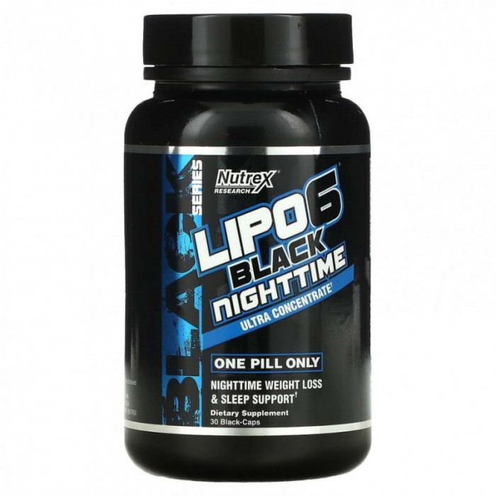 Nutrex Lipo-6 Black Ultra Concentrate Nighttime (30 капс)