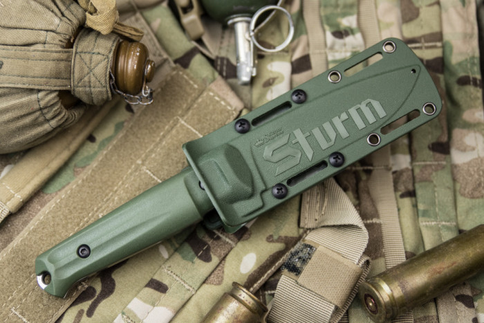 Тактический нож Sturm AUS-8 Satin Хаки