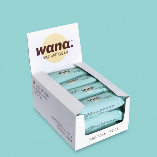 Протеиновые вафли с кремом WANA (43 г)