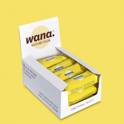 Протеиновые вафли с кремом WANA (43 г)