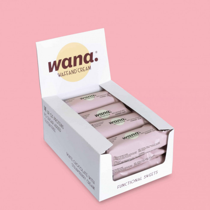 Протеиновые вафли с кремом WANA (43 г)